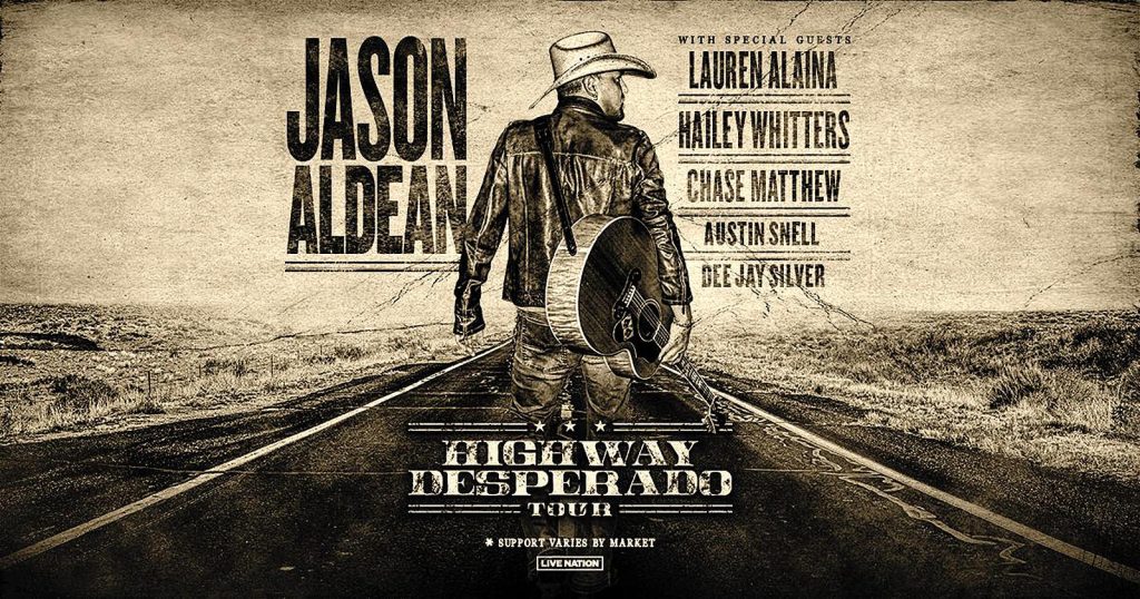 Jason Aldean’s August 2024 Tour Dates